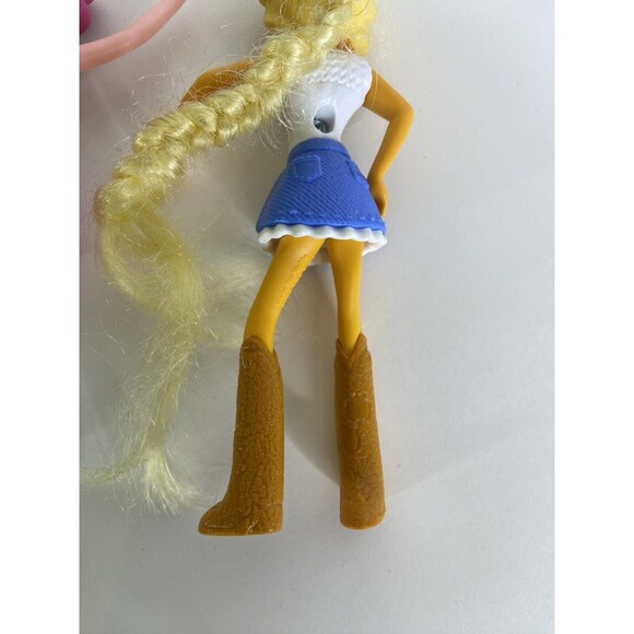 MLP My Little Pony Equestria Girls McDonalds Toy Doll Applejack Pinkie Pie Lot - Picture 9 of 10